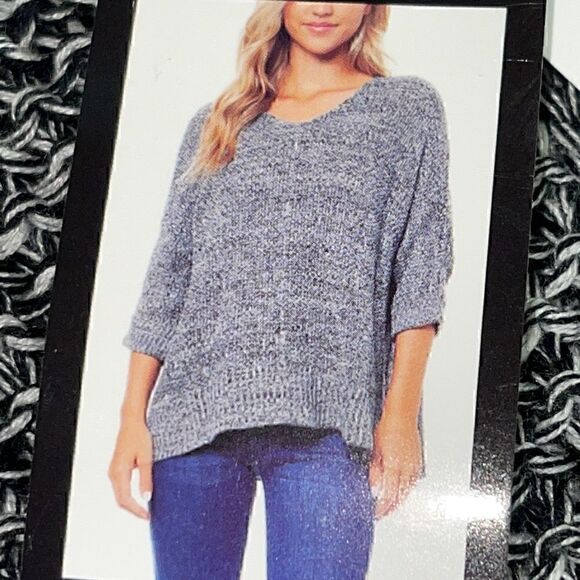 John paul Richard knit dolman 3/4 sleeve sweater - Picture 1 of 12